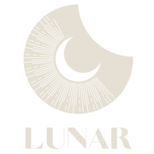 Lunar Companhia de Teatro logo branca
